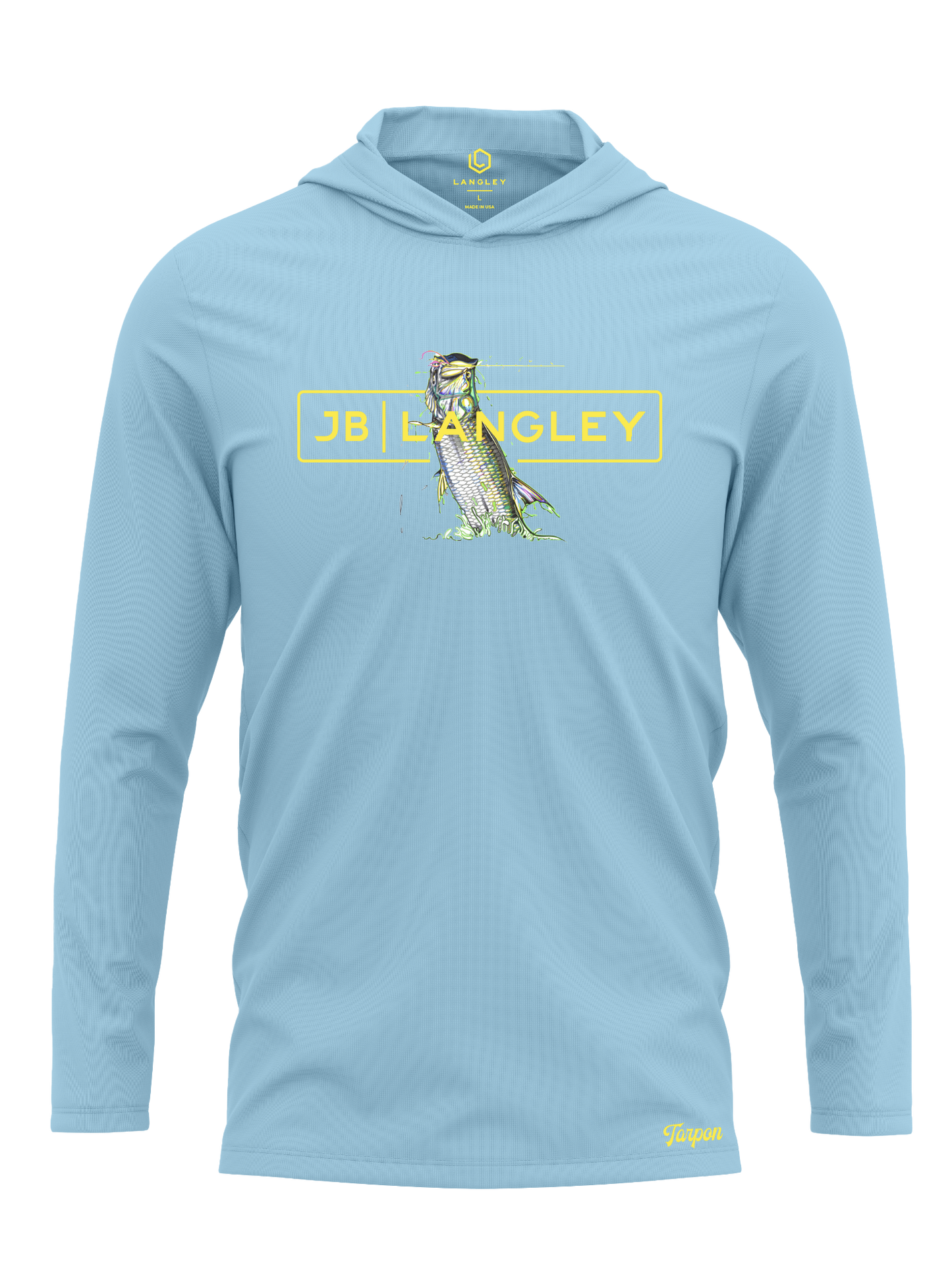 Tarpon Long Sleeve Performance Hooded Shirt