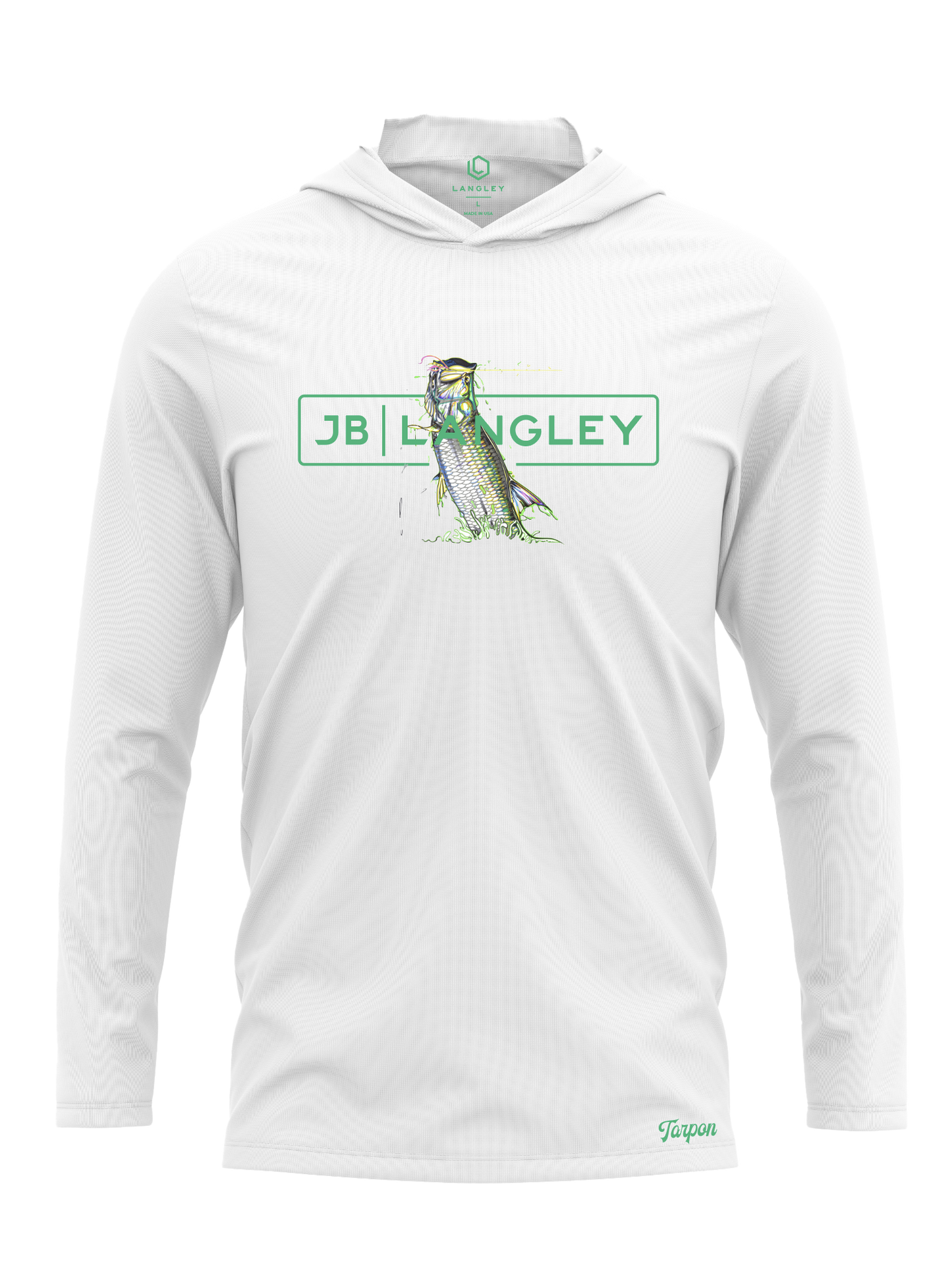 Tarpon Long Sleeve Performance Hooded Shirt