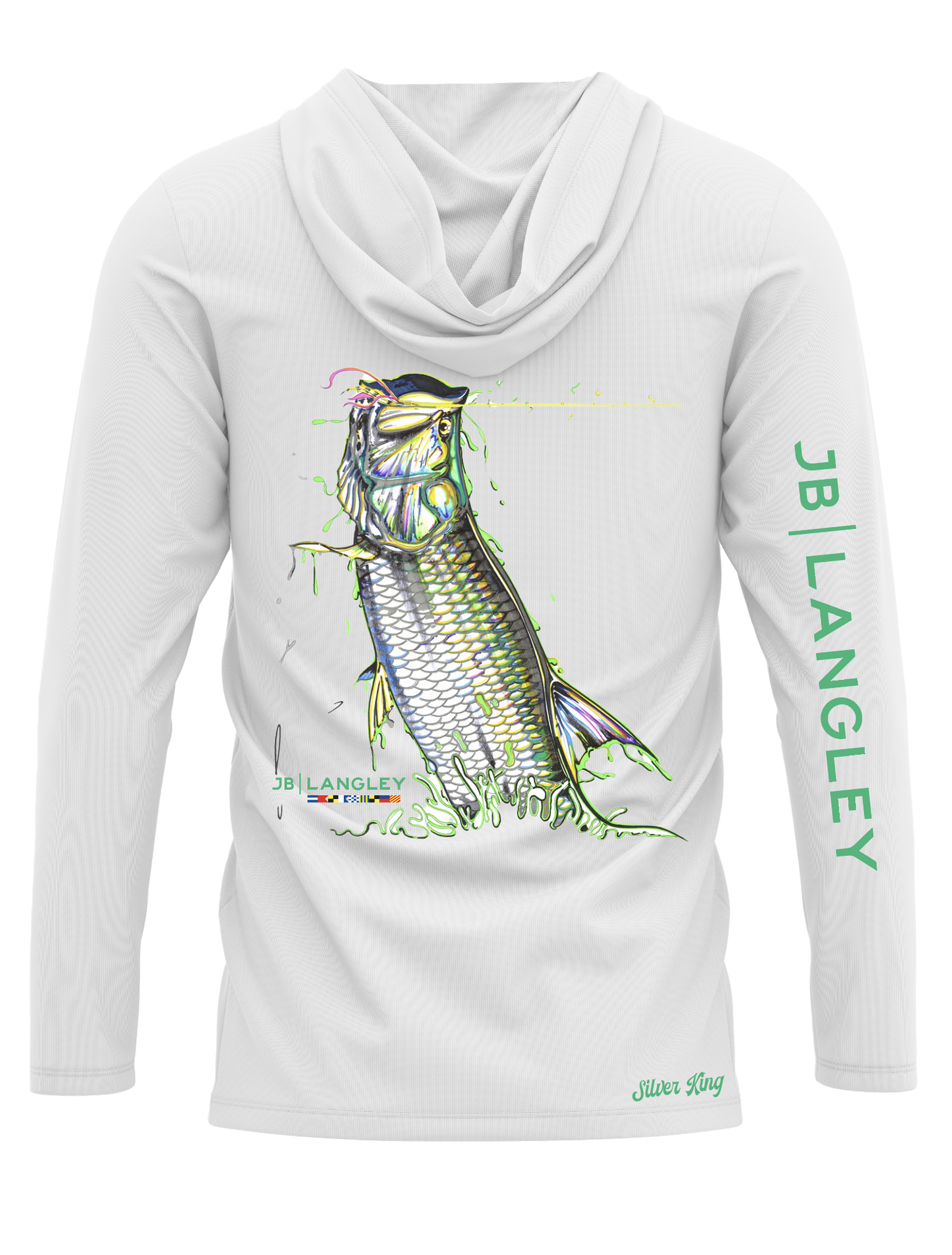Tarpon Long Sleeve Performance Hooded Shirt