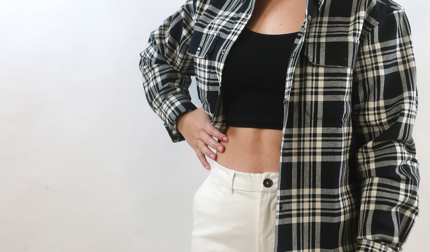 Dover Long Sleeve Flannel Snap Shirt