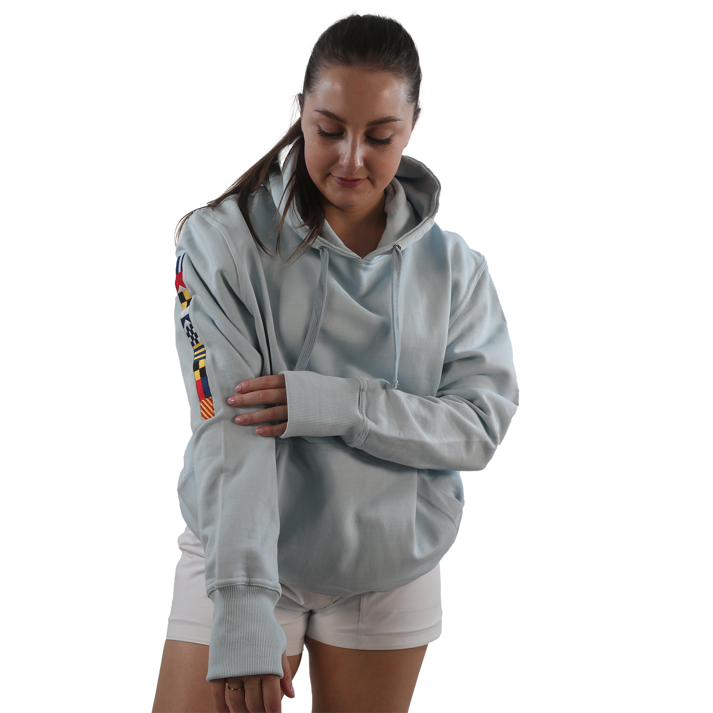 Newport Hooded Pullover Sweatshirt - Embroidered Logo