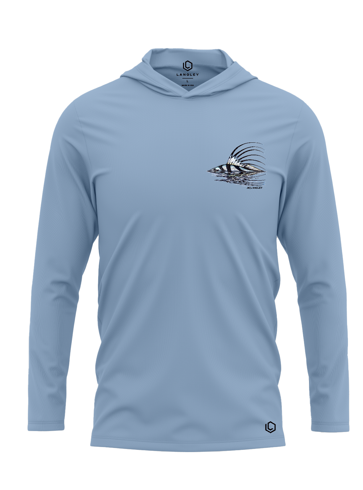 Roosterfish Long Sleeve Performance Hooded Shirt