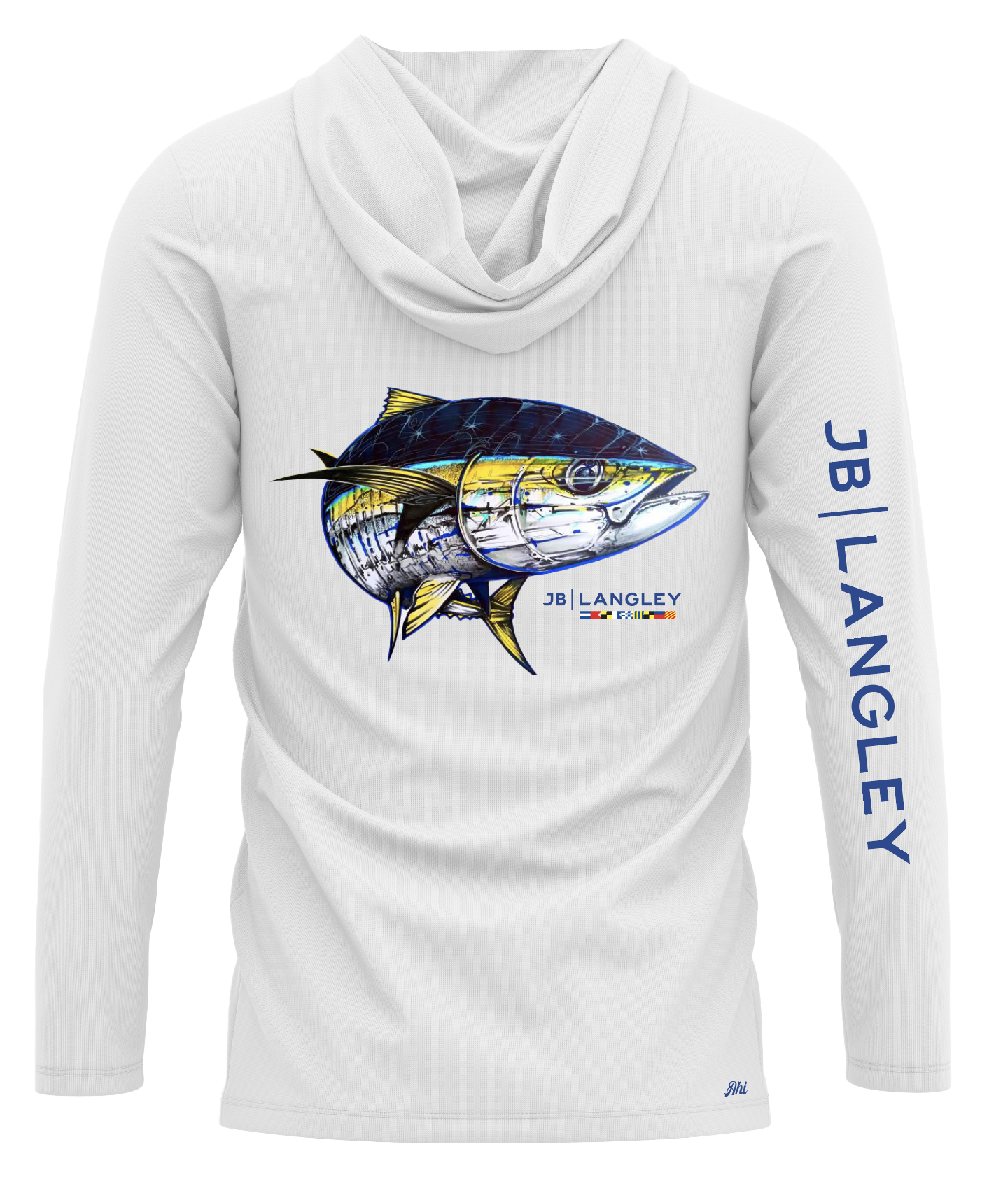 Yellowfin Tuna Long Sleeve Performance Hooded Shirt