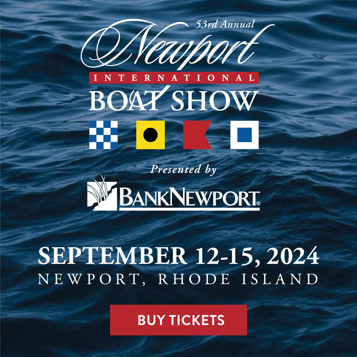 Join Us at the Newport International Boat Show! September 12-15