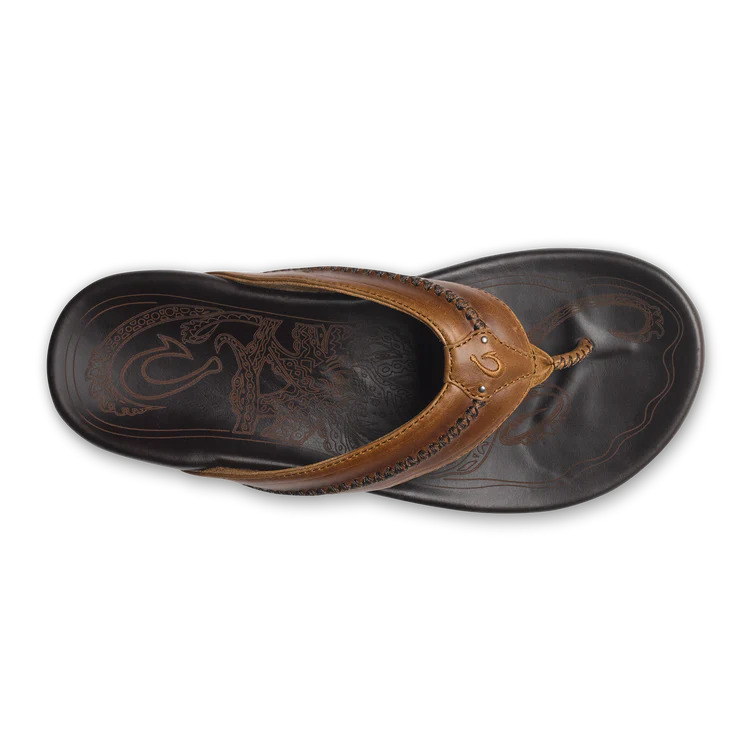 OluKai Mea Ola Men’s Leather Beach Sandals