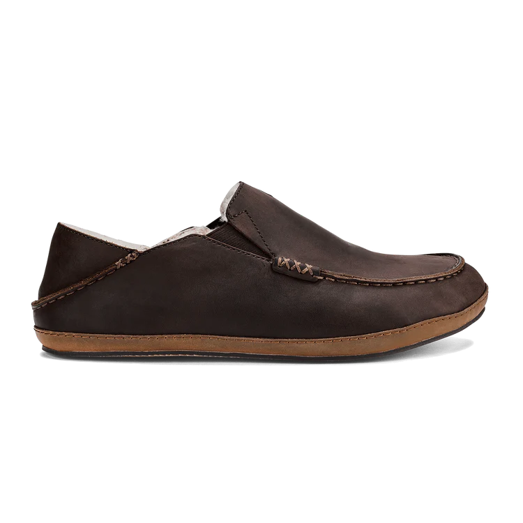 OluKai Moloā Men’s Premium Leather Slippers
