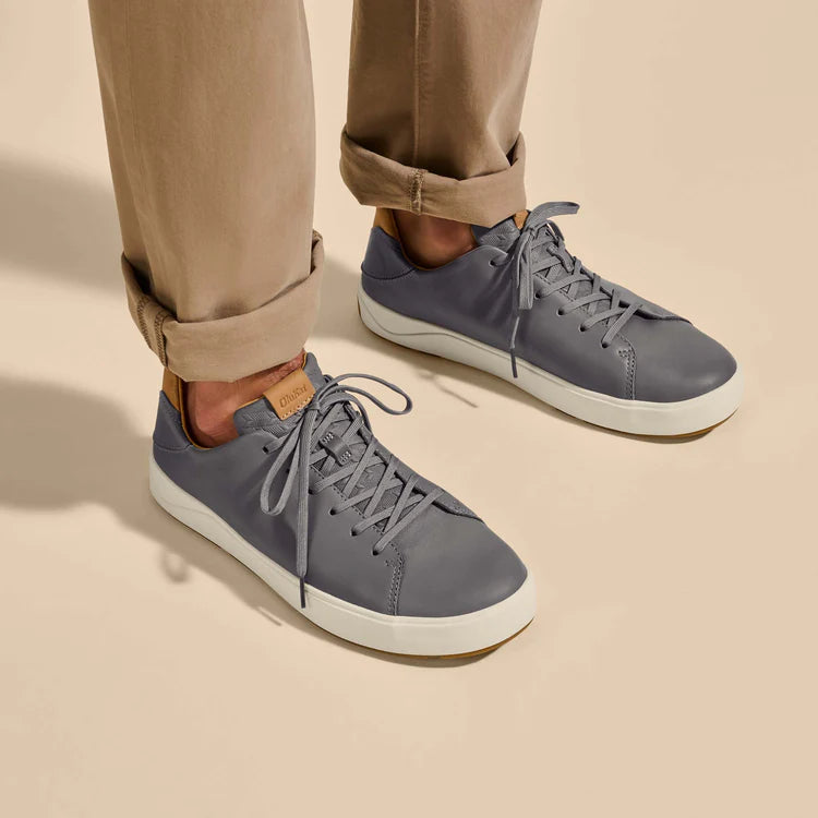 OluKai Lae‘ahi Lī ‘Ili Men’s Waterproof Leather Sneakers