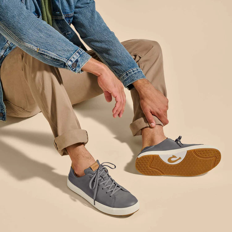 OluKai Lae‘ahi Lī ‘Ili Men’s Waterproof Leather Sneakers