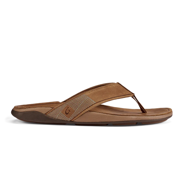 OluKai Tuahine Men’s Waterproof Leather Beach Sandals