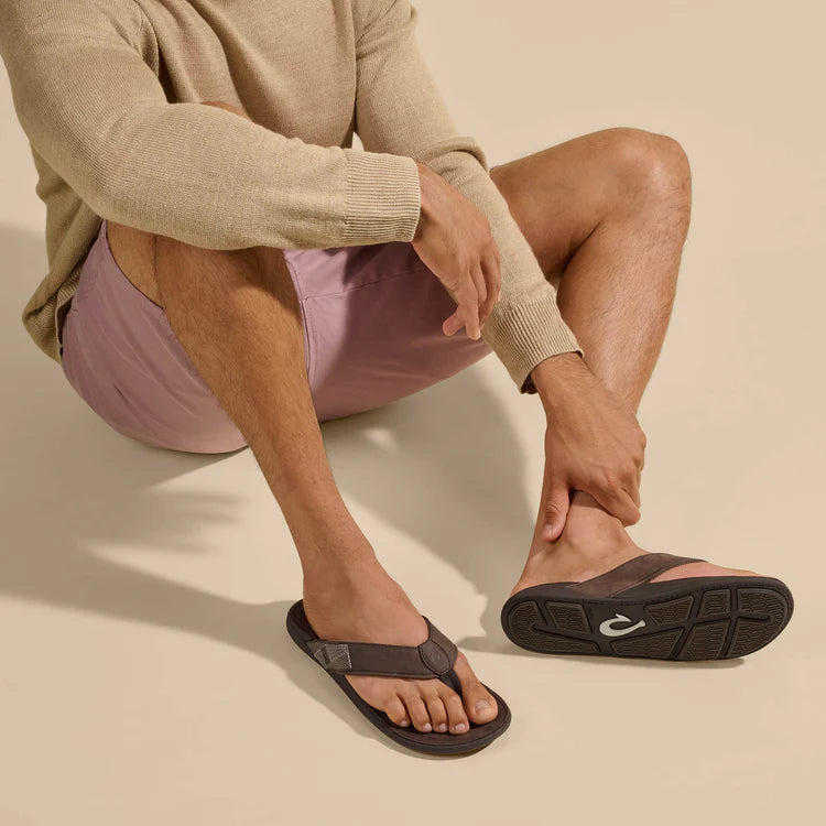 
                      
                        OluKai Tuahine Men’s Waterproof Leather Beach Sandals
                      
                    