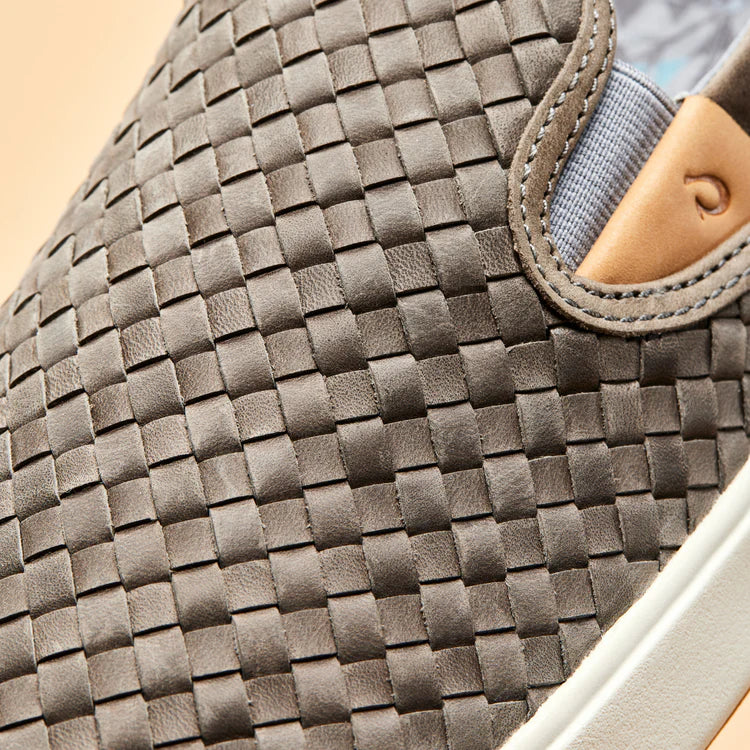 
                      
                        OluKai Lae‘ahi Lauhala Men’s Woven Leather Shoes
                      
                    
