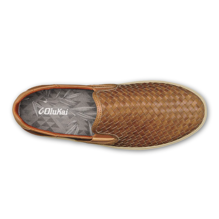 
                      
                        OluKai Lae‘ahi Lauhala Men’s Woven Leather Shoes
                      
                    