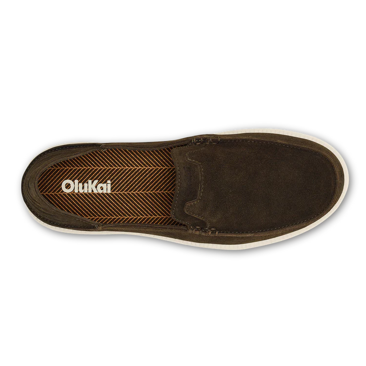 OluKai Kākaha Nia Men’s Leather Slip-On Shoes