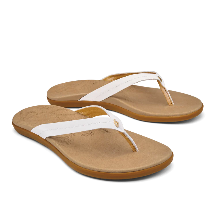 OluKai Honu Women’s Leather Beach Sandals