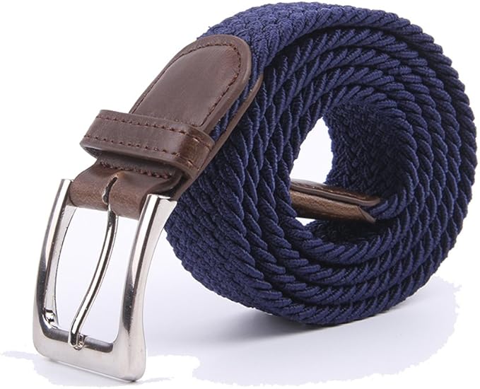 Grady Canvas Elastic Fabric Woven Stretch Braided Belt