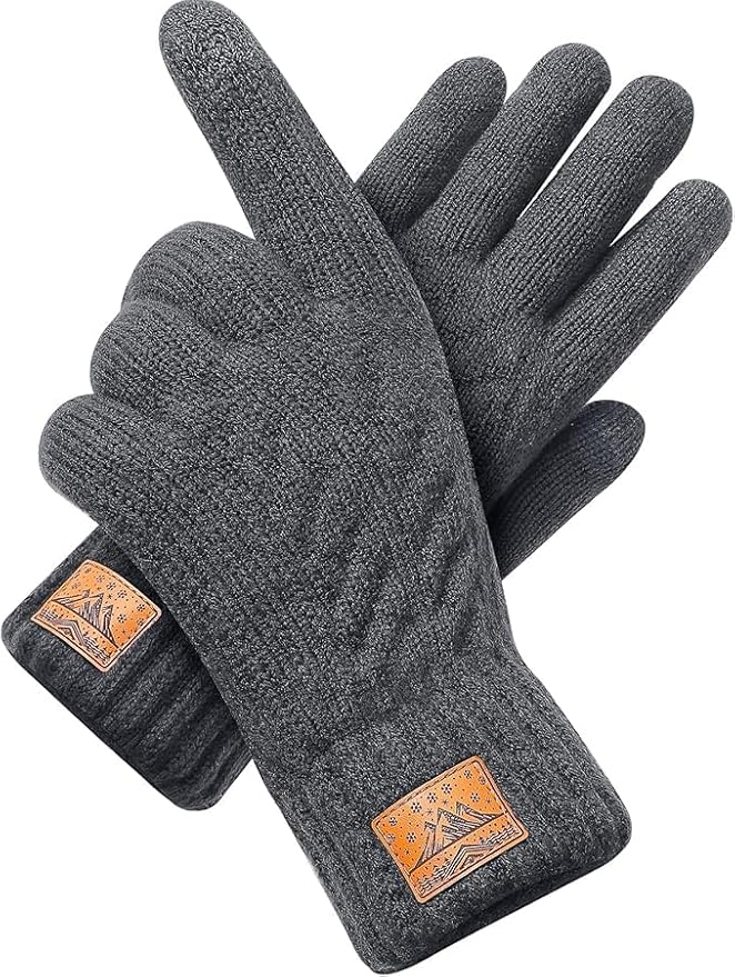 Austin Wool Knit Touchscreen Winter Gloves
