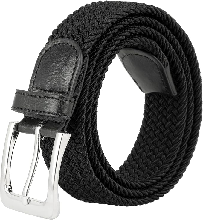 Grady Canvas Elastic Fabric Woven Stretch Braided Belt