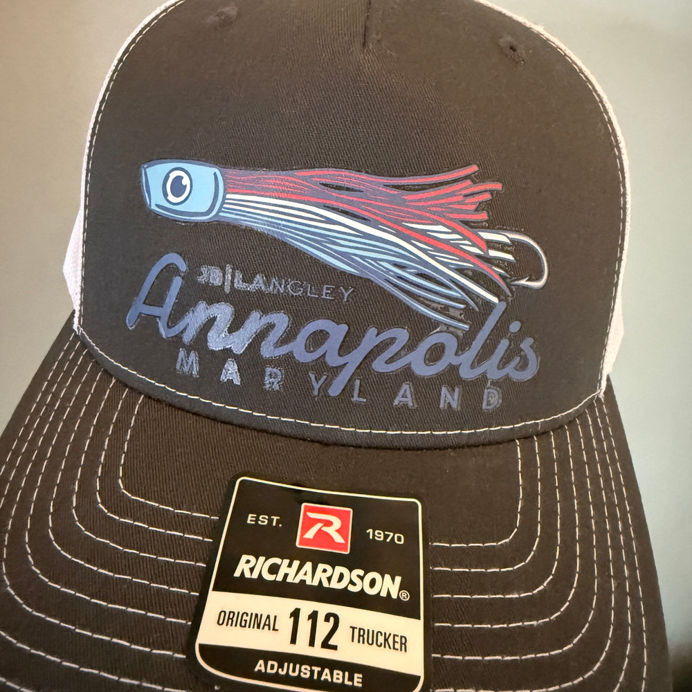 
                      
                        Richardson Trucker Mesh Snapback Hat with Graphics - Gray
                      
                    