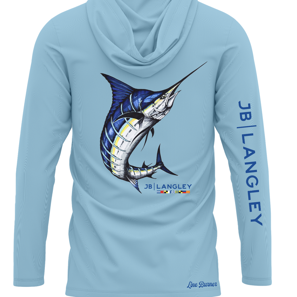 
                      
                        Blue Marlin Long Sleeve Performance Hooded Shirt
                      
                    