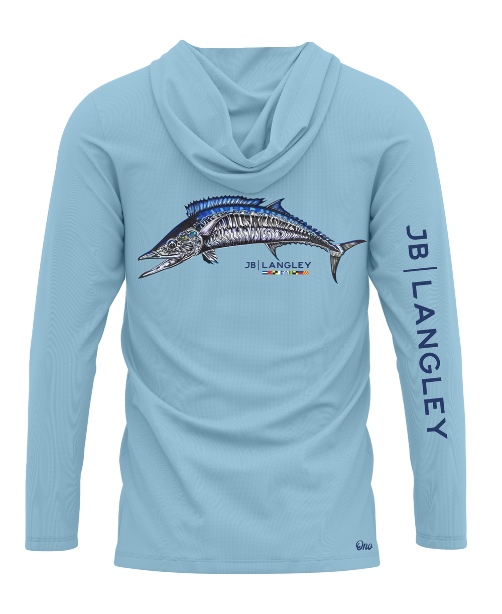 Wahoo Long Sleeve Performance Hooded Shirt