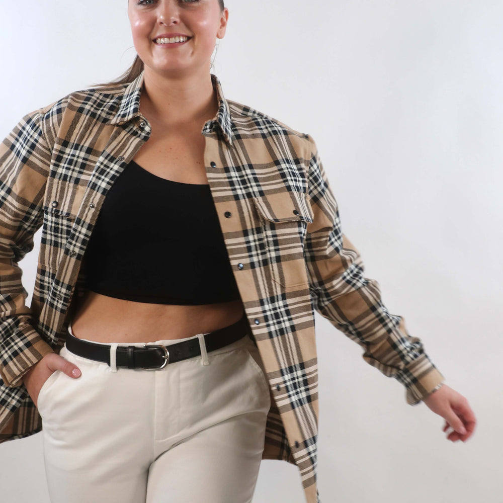 Dover Long Sleeve Flannel Snap Shirt