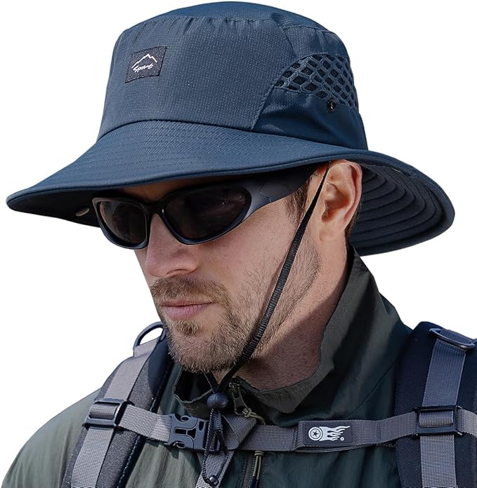 
                      
                        Grady Sun Hat – Wide Brim, Water-Resistant, Breathable Bucket Hat, UPF 50+
                      
                    