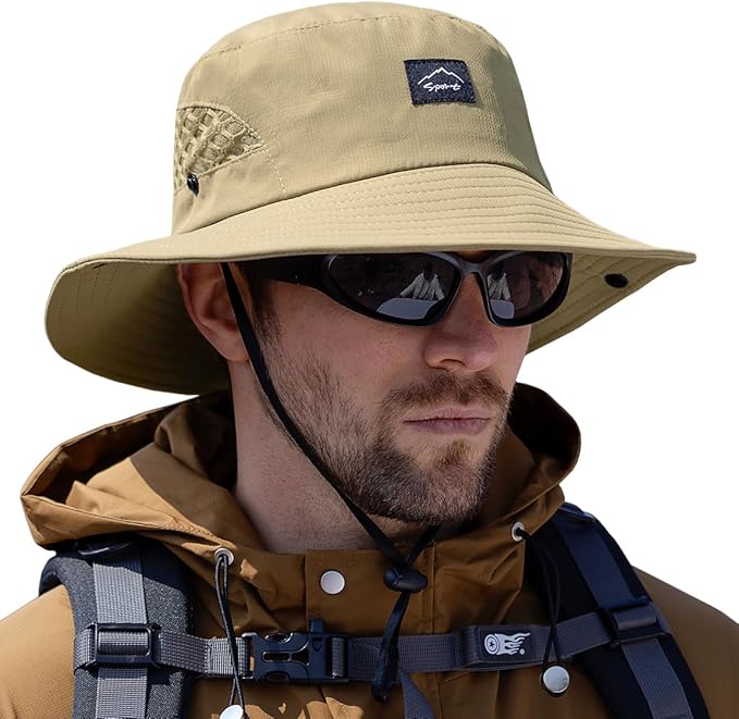 
                      
                        Grady Sun Hat – Wide Brim, Water-Resistant, Breathable Bucket Hat, UPF 50+
                      
                    