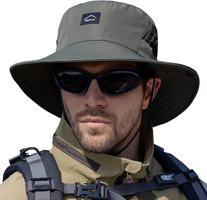 
                      
                        Grady Sun Hat – Wide Brim, Water-Resistant, Breathable Bucket Hat, UPF 50+
                      
                    