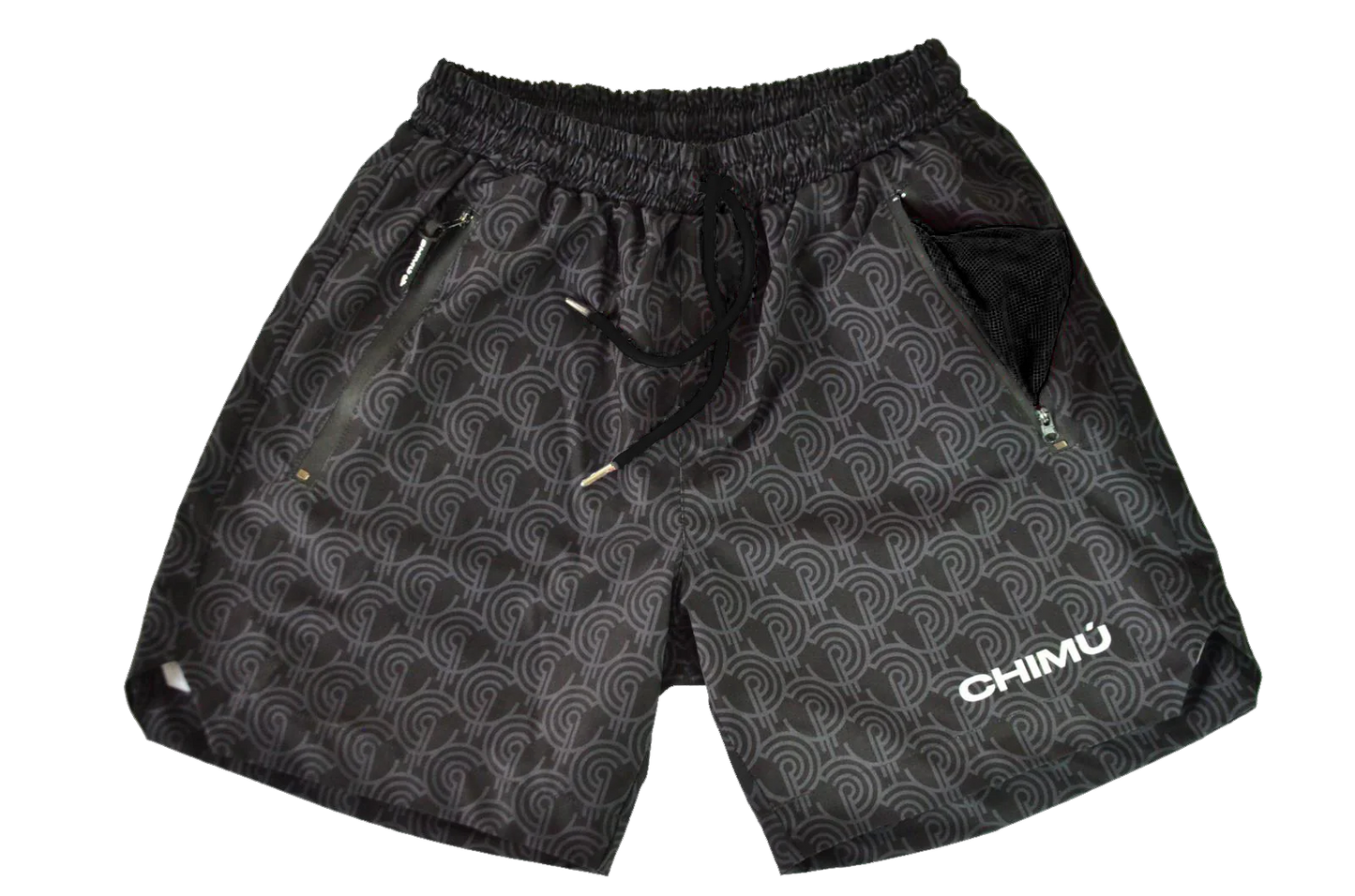 Chimu Performance Board Short with Zippered Pockets - Graphic