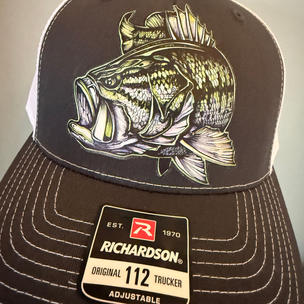 
                      
                        Richardson Trucker Mesh Snapback Hat with Graphics - Gray
                      
                    