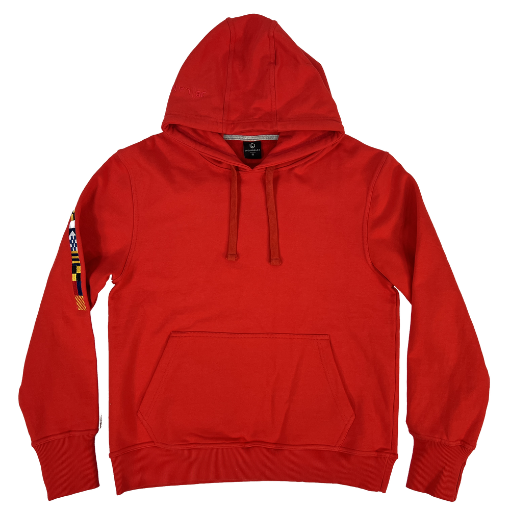 Newport Hooded Pullover Sweatshirt - Embroidered Logo