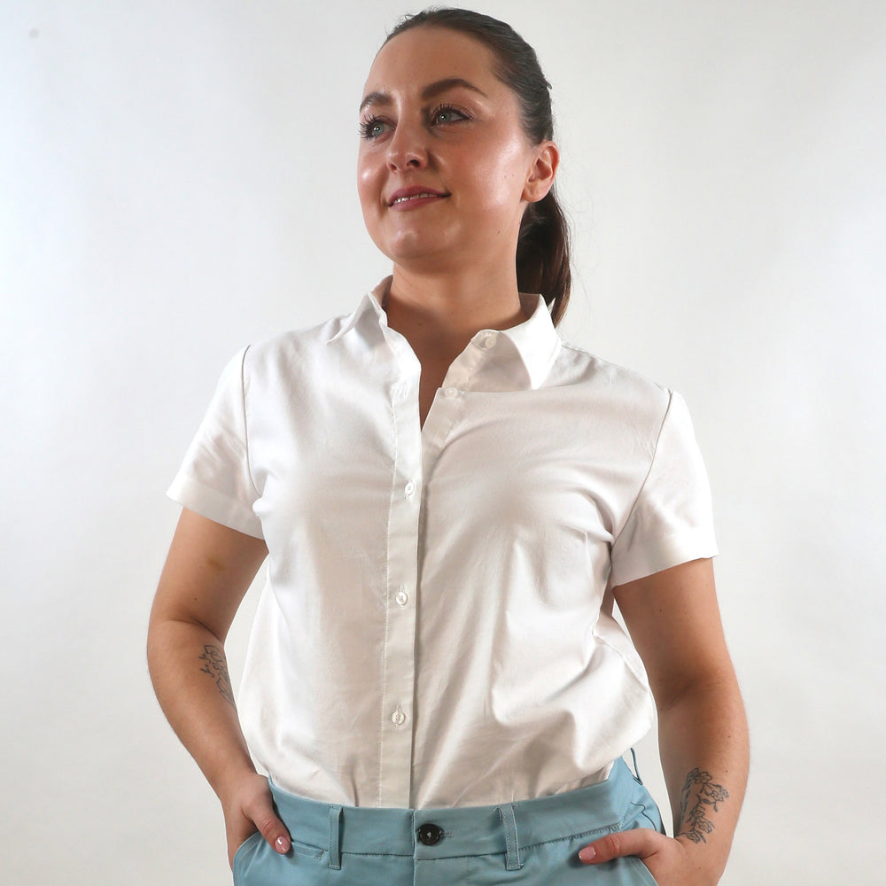 
                      
                        Portia Button Down Short Sleeve Shirt
                      
                    