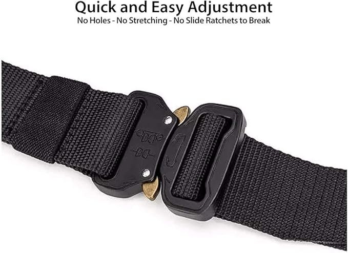 
                      
                        Technical Style Webbing Riggers Belt Heavy-Duty Quick-Release Metal Buckle Belt
                      
                    