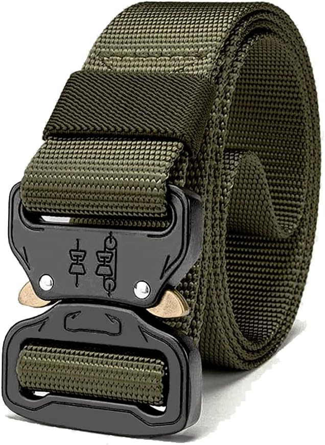 
                      
                        Technical Style Webbing Riggers Belt Heavy-Duty Quick-Release Metal Buckle Belt
                      
                    