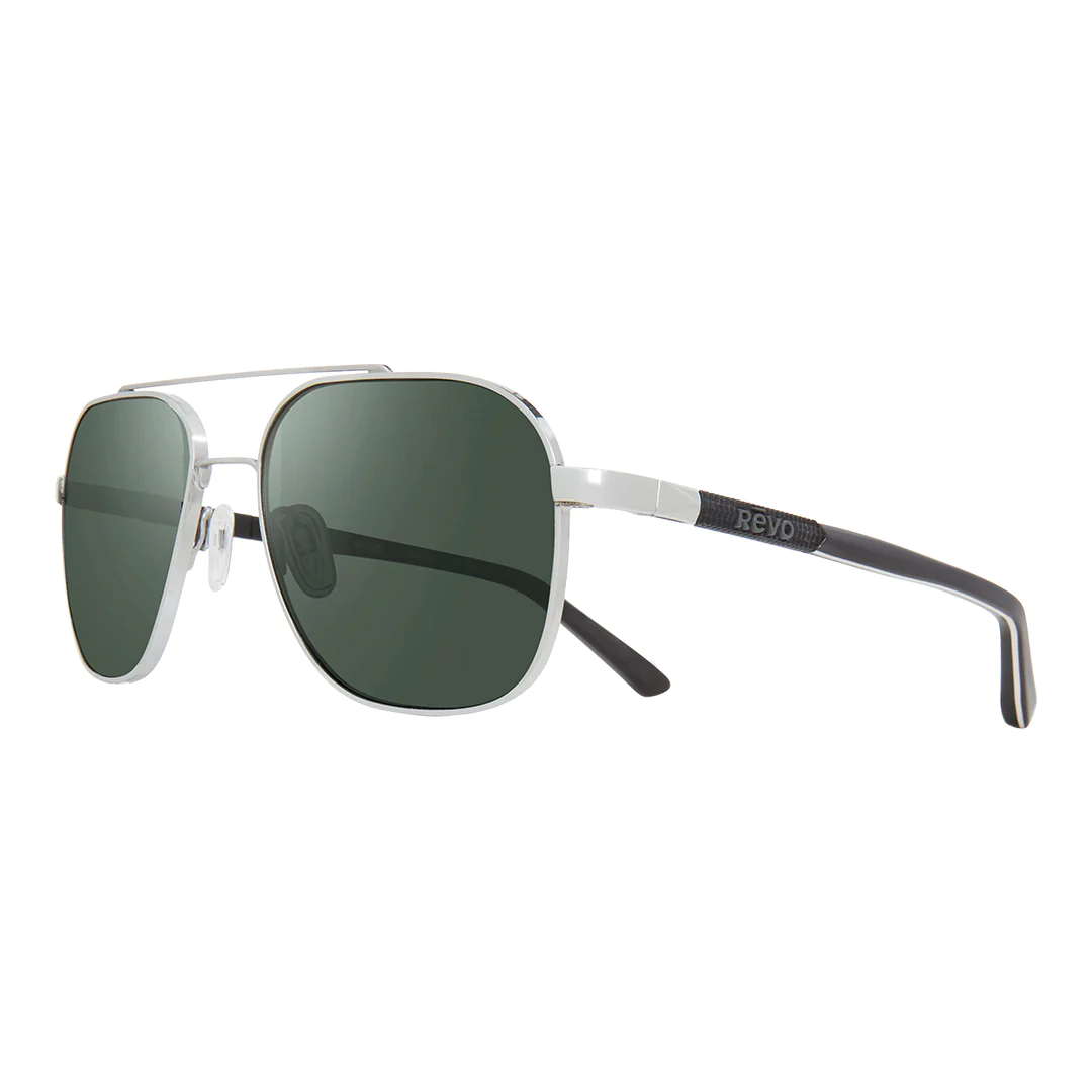 REVO Harrison Glass Lens - Chrome/Smoky Green